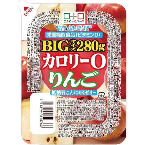 Yokoo Daily Foods Zero Calorie Low Sugar Apple Jelly 280g