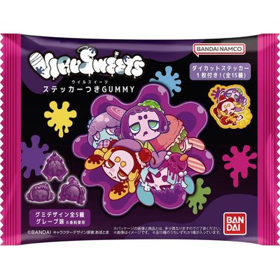 Bandai VIRUSWEETS Sticker Gummy 26g