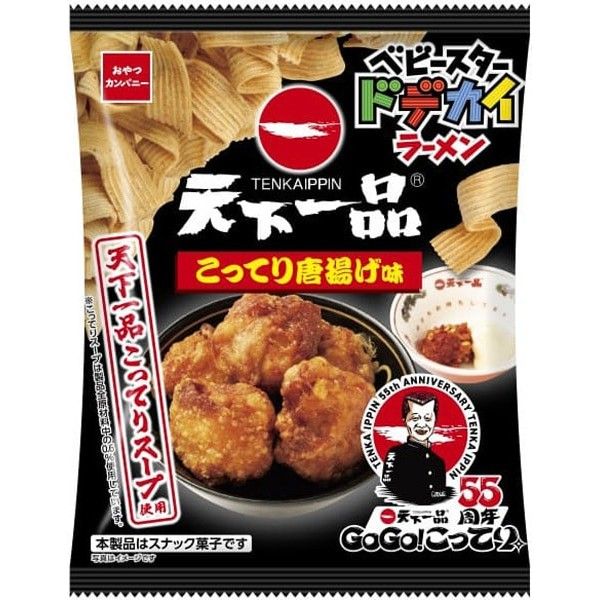 Oyatsu Company Baby Star Dodekai Ramen Tenkaippin Kotteri Karaage Flavor 60g