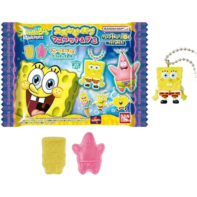 Bandai SpongeBob SquarePants Mascot &amp; Gummy Candy 27g