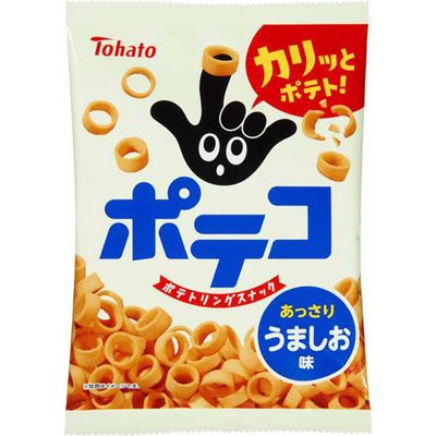 Tohato Poteco Ring Snack Salted 67g