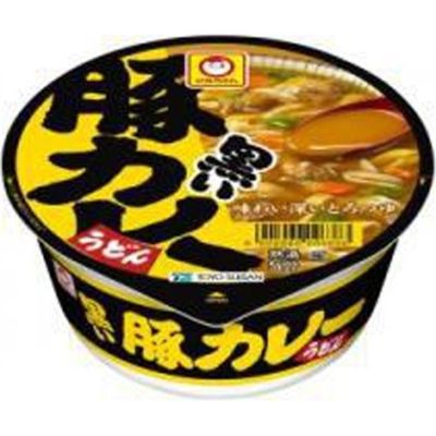 Maruchan Black Pork Curry Udon 87g + Black Bean Pork Curry Udon 42g