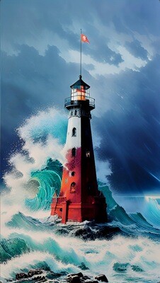 Lighthouse 1 - in Blue