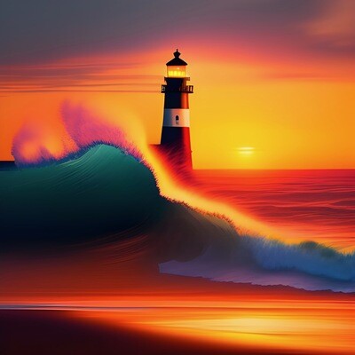 Lighthouse 22 - Dawn Wash