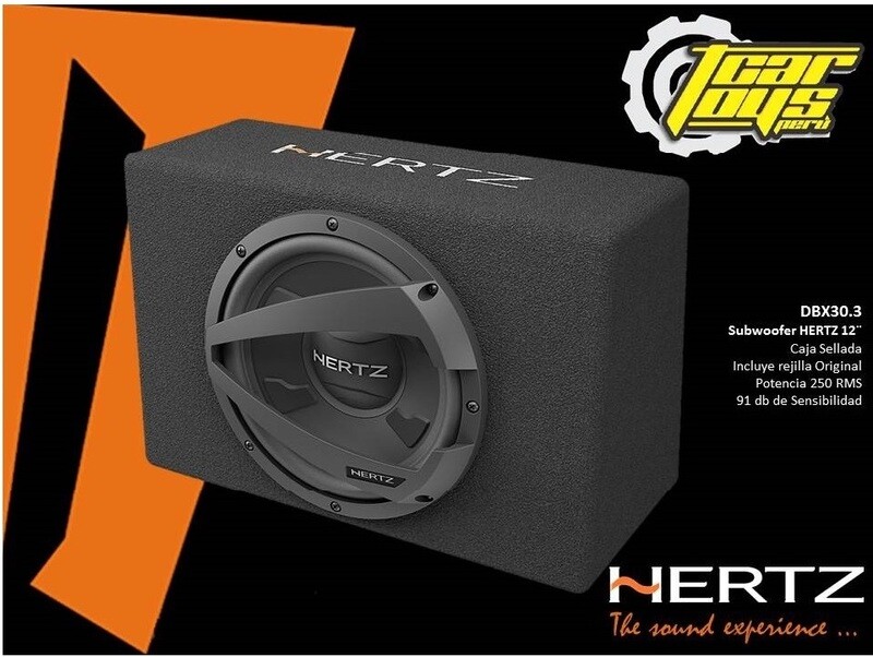 Subwoofer Hertz con caja DBX30.3