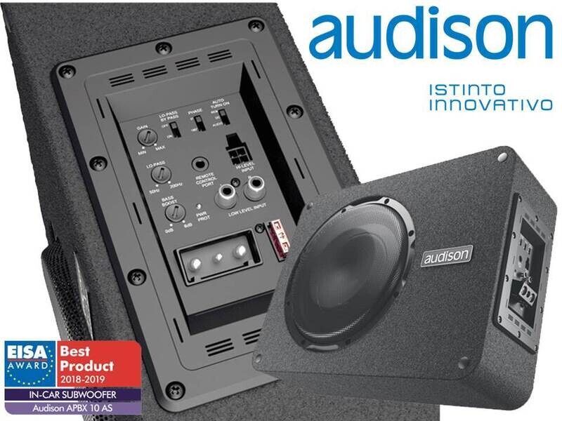 Subwoofer Audison con caja amplificado APBX10AS2