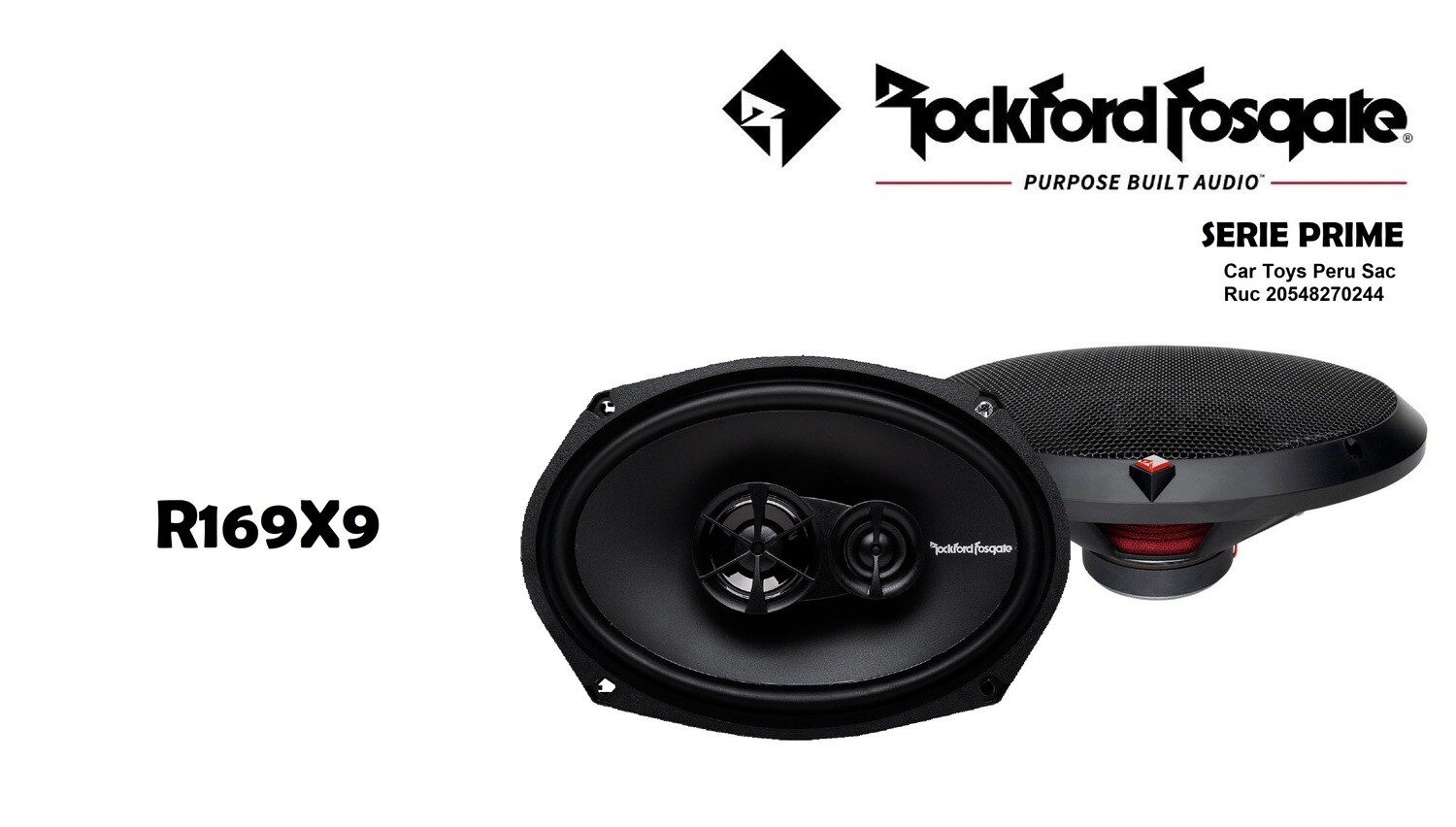 Parlantes Ovalados Rockford 6x9&quot;