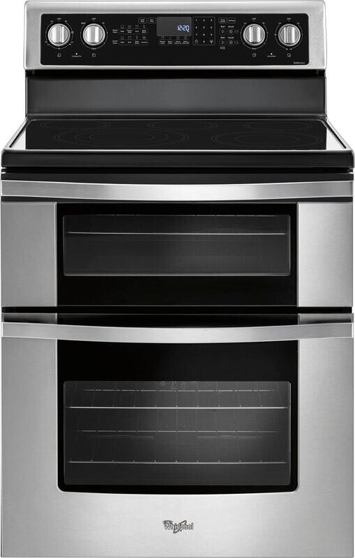 Whirlpool 6.7 Cu. Ft. Electric Double Oven Range with True Convection