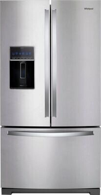Whirlpool - 26.8 Cu. Ft. French Door Refrigerator - Stainless steel
