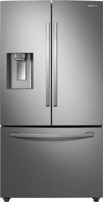 Samsung Food Showcase 27.8-cu ft French Door Refrigerator with Ice Maker and Door within Door (Fingerprint Resistant Stainless Steel) ENERGY STAR