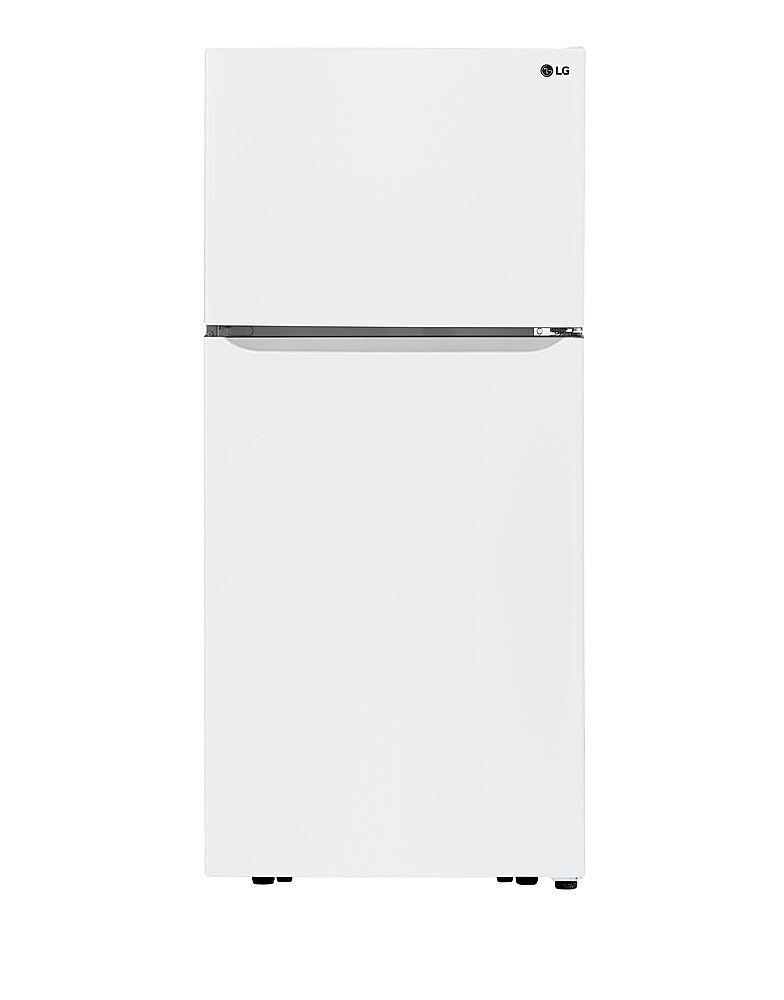 LG - 20.2 Cu. Ft. Top-Freezer Refrigerator - White