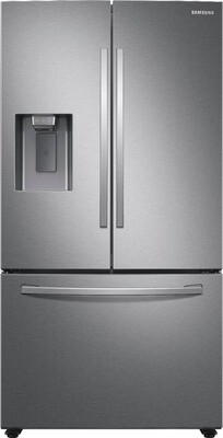 Samsung 27-cu ft French Door Refrigerator with Dual Ice Maker (Fingerprint Resistant Stainless Steel) ENERGY STAR