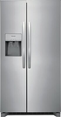Frigidaire - Gallery 25.6 Cu. Ft. Side-by-Side Refrigerator - Stainless steel
