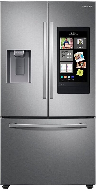 Samsung Family Hub 26.5-cu ft French Door Refrigerator with Ice Maker (Fingerprint Resistant Stainless Steel) ENERGY STAR