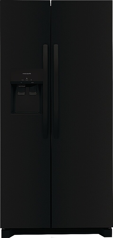 Frigidaire 22.3-cu ft Side-by-Side Refrigerator with Ice Maker (Black)
