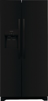 Frigidaire 22.3-cu ft Side-by-Side Refrigerator with Ice Maker (Black)
