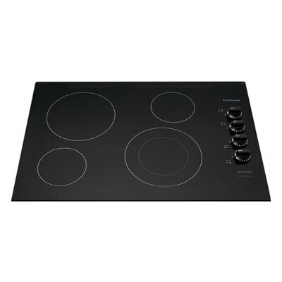 Frigidaire 30-in 4 Elements Smooth Surface (Radiant) Black Electric Cooktop