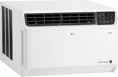 LG 14,000 BTU Dual Inverter Window AC w/LCD Remote, Smart Wi-Fi