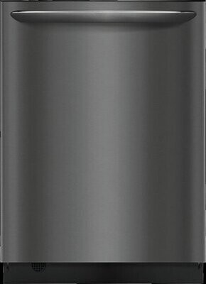 Frigidaire Gallery Top Control 24-in Built-In Dishwasher (Smudge-proof Black Stainless Steel) ENERGY STAR, 49-dBA