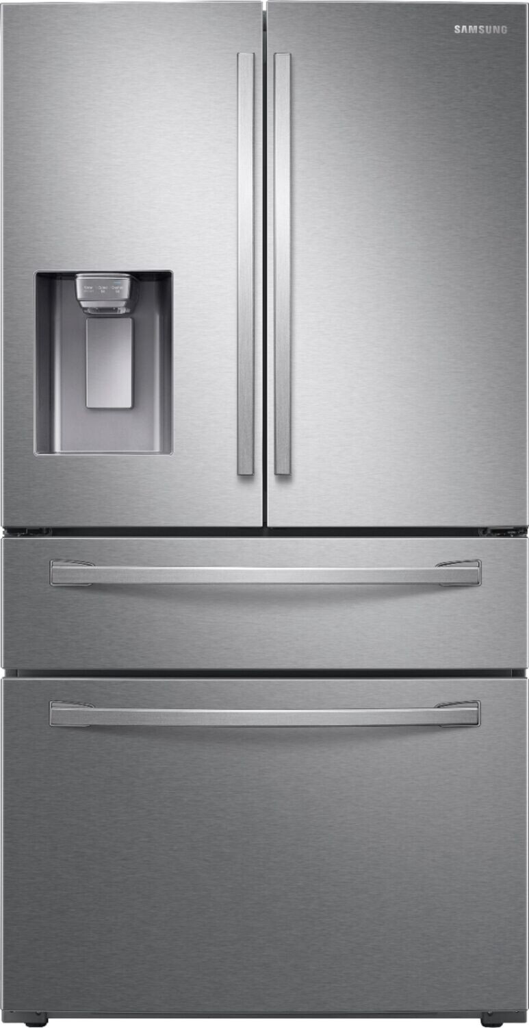 Samsung 28-cu ft 4-Door French Door Refrigerator with Ice Maker (Fingerprint Resistant Stainless Steel) ENERGY STAR