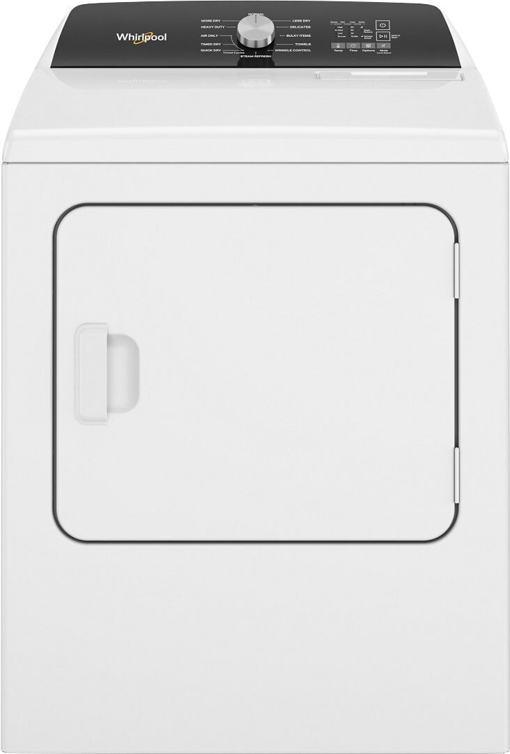 Whirlpool  7-cu ft Steam Cycle Electric Dryer (White)