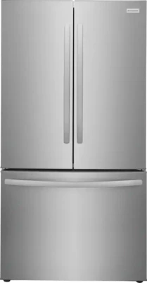 Frigidaire 23.3-cu ft Counter-depth French Door Refrigerator with Ice Maker (Easycare Stainless Steel)