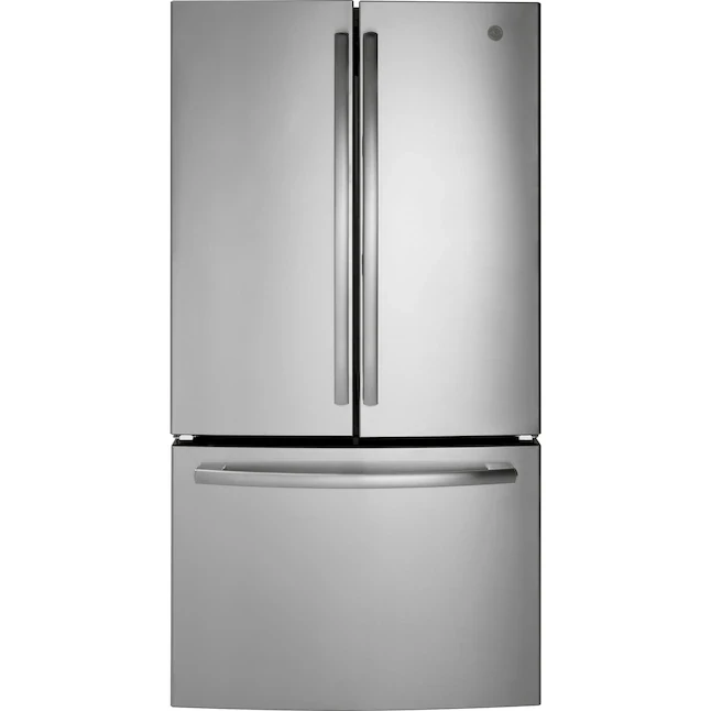 GE 27-cu ft French Door Refrigerator with Ice Maker (Fingerprint-resistant Stainless Steel) ENERGY STAR