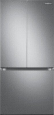 Samsung 17.5-cu ft Counter-depth Smart French Door Refrigerator with Ice Maker (Fingerprint Resistant Stainless Steel) ENERGY STAR
