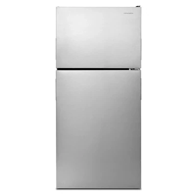 Amana 18.2-cu ft Top-Freezer Refrigerator (Stainless Steel)