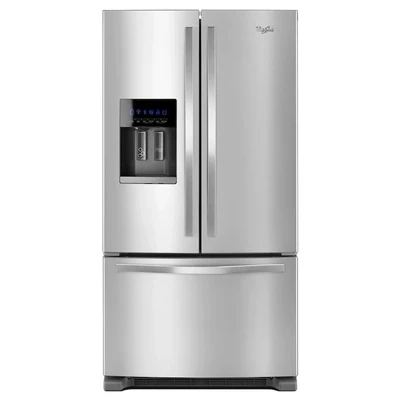 Whirlpool 24.7-cu ft French Door Refrigerator with Ice Maker (Fingerprint Resistant Stainless Steel) ENERGY STAR
