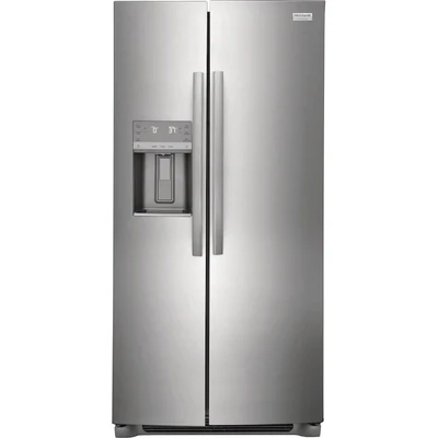 Frigidaire 22.3-cu ft Side-by-Side Refrigerator with Ice Maker (Smudge-proof Stainless Steel) ENERGY STAR
