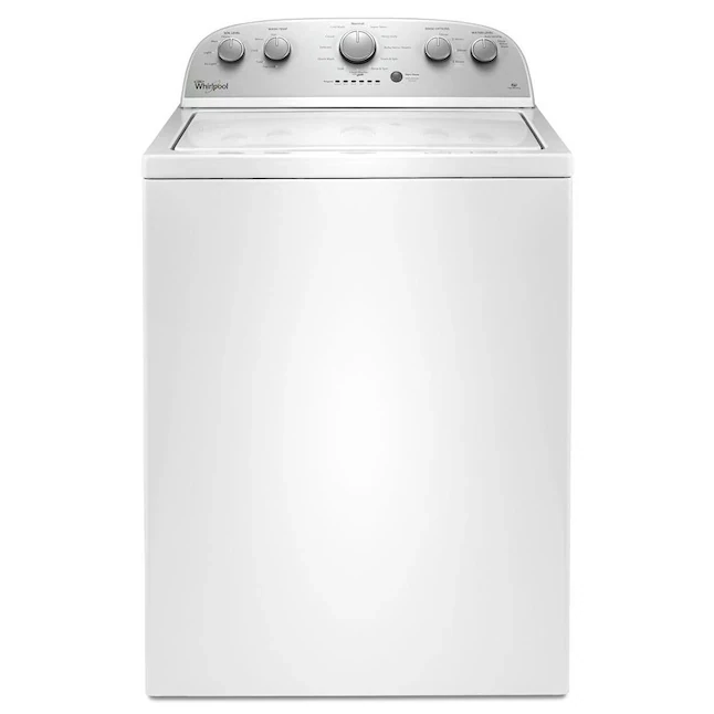 Whirlpool 3.5-cu ft High Efficiency Agitator Top-Load Washer (White) & Whirlpool 7-cu ft Electric Dryer (White)