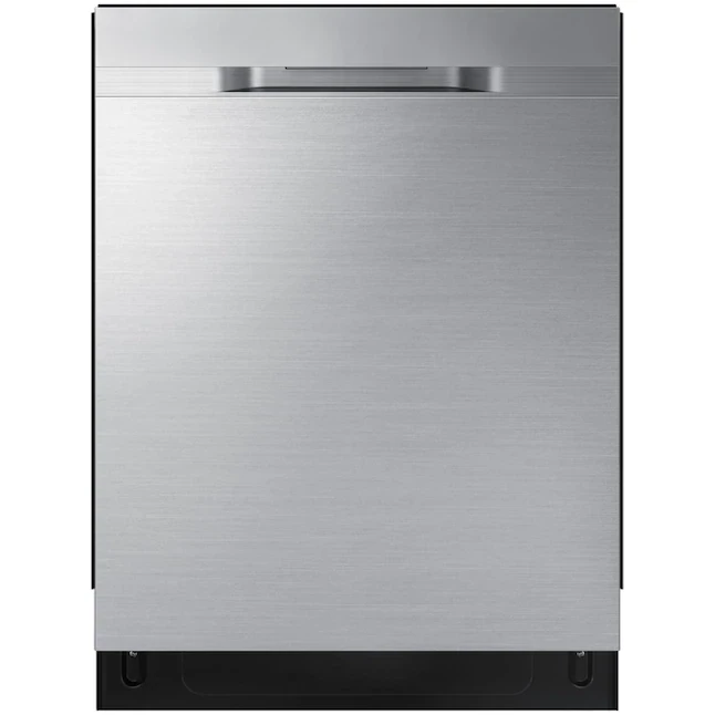 Samsung Storm Wash Top Control 24-in Built-In Dishwasher With Third Rack (Fingerprint Resistant Stainless Steel) ENERGY STAR, 48-dBA Samsung Storm Wash Top Control 24-in Built-In Dishwasher With Third Rack (Fingerprint Resistant Stainless Steel) ENERGY STAR, 48-dBA
