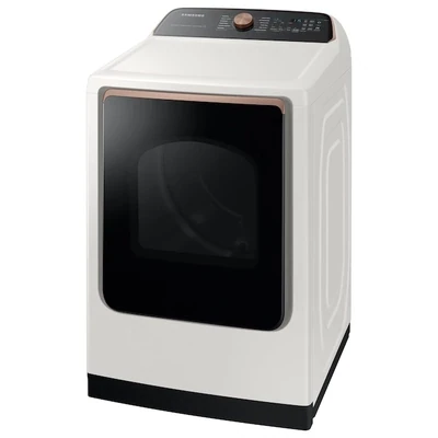 Samsung 7.4-cu ft Steam Cycle Smart Electric Dryer (Ivory) ENERGY STAR