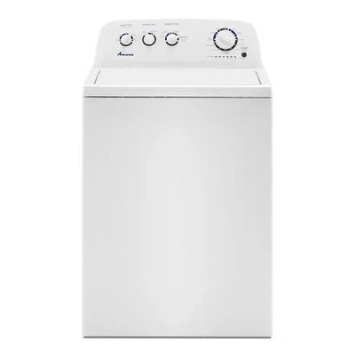 Amana 3.8-cu ft High Efficiency Agitator Top-Load Washer (White) & Amana 6.5-cu ft Electric Dryer (White)