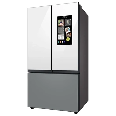 Samsung Bespoke 29.8-cu ft Smart French Door Refrigerator with Dual Ice Maker and Door within Door ENERGY STAR