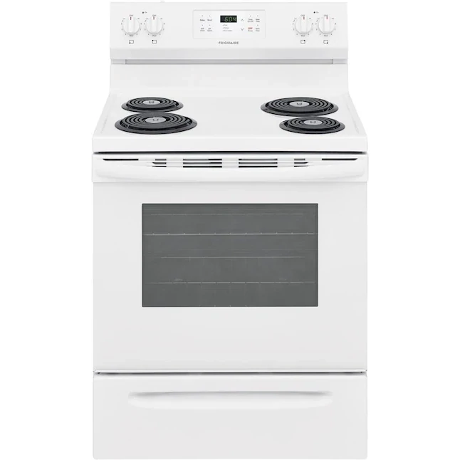 Frigidaire 30-in 4 Elements 5.3-cu ft Self-Cleaning Freestanding Electric Range (White)