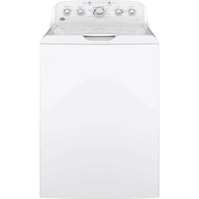 GE 4.5-cu ft High Efficiency Agitator Top-Load Washer (White)