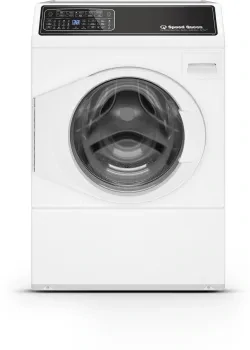 Speed Queen FF7 White Front Load Washer with Pet Plus & 27 Inch Electric Dryer with 7.0 Cu. Ft. Capacity, Pet Plus™