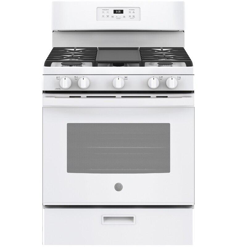 GE® 30 GE® 30" Free-Standing Gas Range White