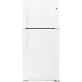 GE Garage Ready 19.1-cu ft 29.75-in Top-Freezer Refrigerator White