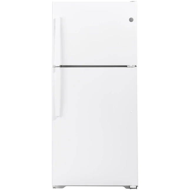 GE Garage Ready 19.1-cu ft 29.75-in Top-Freezer Refrigerator White