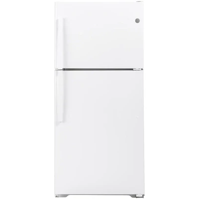 GE Garage Ready 19.1-cu ft 29.75-in Top-Freezer Refrigerator White