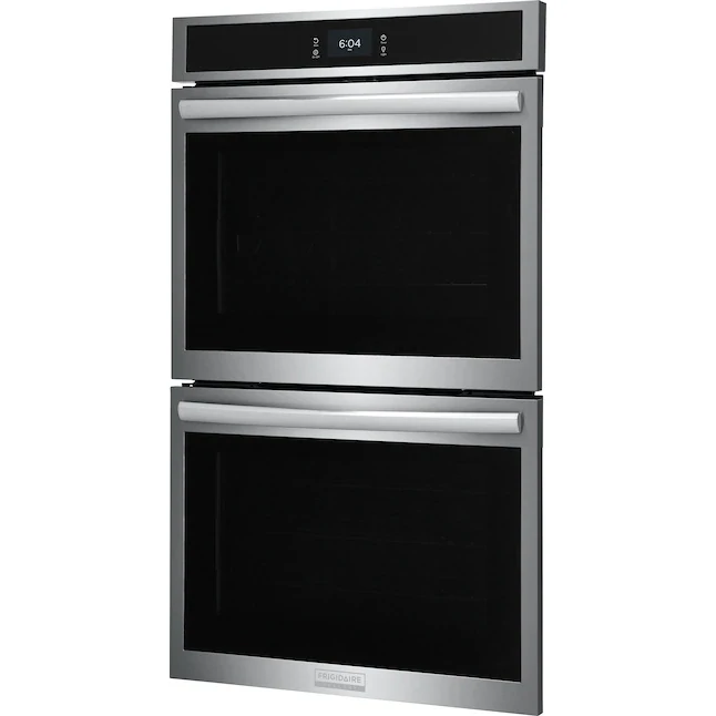 Frigidaire Gallery 30-in Double Electric Wall Oven with Air Fry Single-fan European Element and Self-cleaning (Fingerprint Resistant Stainless Steel) Frigidaire Gallery 30-in Double Electric Wall Oven with Air Fry Single-fan European Element and Self-cleaning (Fingerprint Resistant Stainless Steel)