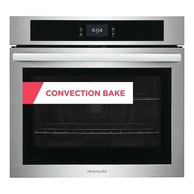 Frigidaire 30-in Single Electric Wall Oven Single-fan Self-cleaning (Stainless Steel)