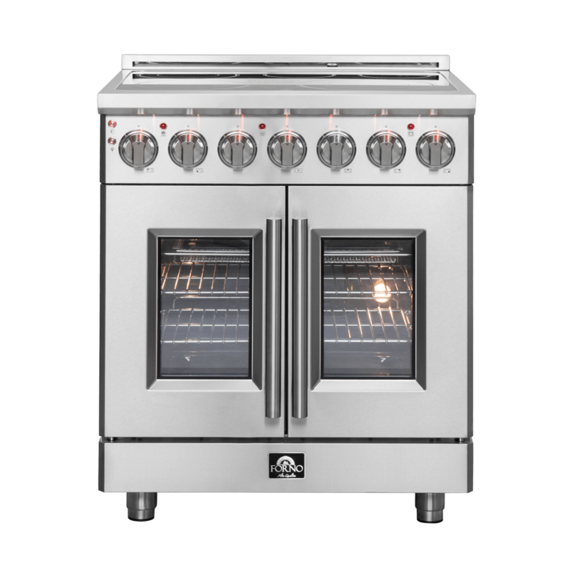FORNO Massimo 30″ Freestanding French Door Electric Range FORNO Massimo 30″ Freestanding French Door Electric Range