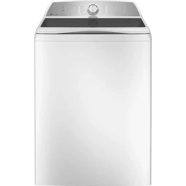 GE Profile 4.9-cu ft High Efficiency Agitator Smart Top-Load Washer (White) ENERGY STAR