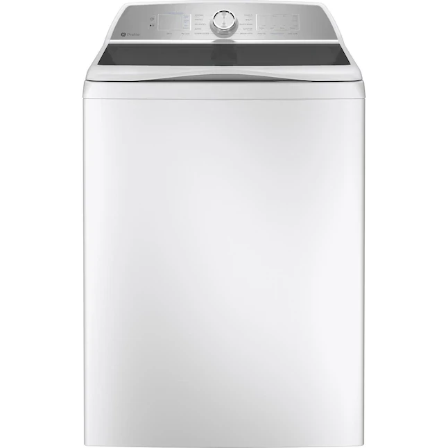 GE Profile 4.9-cu ft High Efficiency Agitator Smart Top-Load Washer (White) ENERGY STAR GE Profile 4.9-cu ft High Efficiency Agitator Smart Top-Load Washer (White) ENERGY STAR