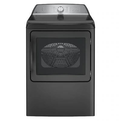 GE Profile 7.4-cu ft Smart Electric Dryer (Diamond Gray) ENERGY STAR