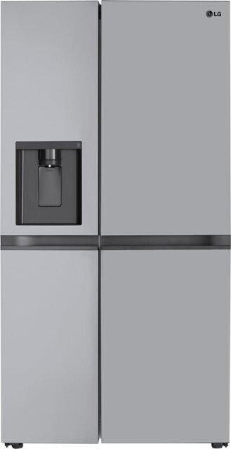 LG 27.6-cu ft Side-by-Side Refrigerator with Ice Maker and Water Dispenser (Printproof Stainless Steel)